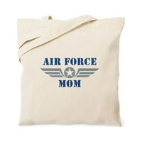 Cafepress - Air Force Mom Tote torba - prirodna platna torba, Torba za trbuhu