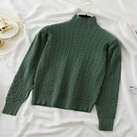 Basic Turtleneck Solid Jesen Zimski džemper Pulover Žene Žene Pleteni džemper Slim dugih rukava džemper jeftino