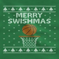 TStars muns božićne majice poklon veseli božićni šnickati ružni džemper za košarku ljubitelje smiješne humor obiteljske majice Xmas party božićni pokloni za njega majica s dugim rukavima