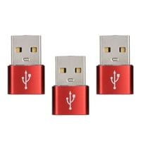 Ymiko Metal USB do tipa-C adaptera, aluminijski legura podataka pribora za pribor za kablove i reproduciraj