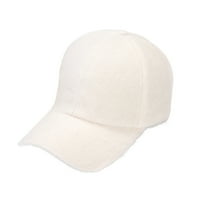Korduroy bejzbol kapa za muškarce Sportski šeširi topli zimski vanjski putni božićni poklon za ženske bejzbol kape bijelo