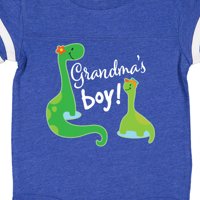 Inktastični bake Dječak Grandson Dinosaur Daft Baby Boyysuit