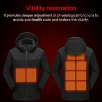 Aibecy USB jakne za grijanje, zimski električni termalni kaput za ribolov i planinarenje, fleksibilnu