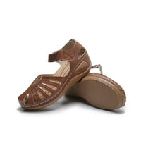 Penskeiy ljetne dame cipele kline pete retro šuplje povremene ženske sandale za žene prevrćeno ljeto