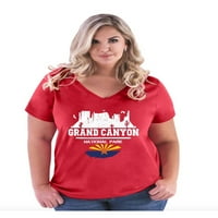 Normalno je dosadno - Ženska majica plus V-izrez, do veličine - Nacionalni park Arizona Grand Canyon