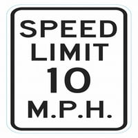 Lyle brzina ograničenja prometa, 18 12 T1-6255-HI_12x18