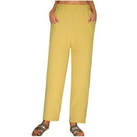 Leesechin Joggers za žene čišćenje dame Trendy casual proljeće i ljetno pune boje labave hlače pune