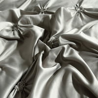 Gomelly prekrivač postavlja set Pokriveni set ultra mekani prekrivač simulirana svilena posteljina prekrivač