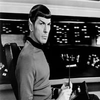 Leonard Nimoy kao Spock na fotografiji pretvorbe mosta