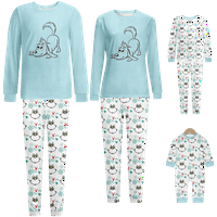 Stripes božićna priča pidžama organski pamuk PJS crtani PJS podudaraju se za tinejdžere i odrasle i