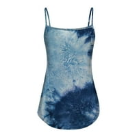 Na prodaju Himway Summer Haljina za žene Ležerne prilike sa labavim plusom gradijentni tisak A-okvirna haljina bez rukava Royal Blue XS-6XL