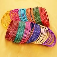 Sunsoul by Touchstone Colorful Bangle Collection Indian Bollywood Legura metala Višenamjena prilično