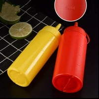 Plastična boca za stijenje sa poklopcem, sos za umak od curenja za zalijevanje za zalijevanje Ketchup Skladištenje boce kuhinjski gadget