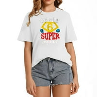 Ocena Super Odred Superheroj učiteljica Team Slatka ženska majica sa modnim grafičkim dizajnom - ljetni