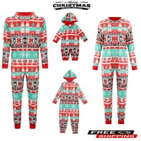 Gueuusu Božićna porodica Usklađivanje pidžama Ženska kombinezona za jamčevine Muška odjeća za spavanje