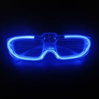 Heitepabg LED naočale, lagani naočare Shutter Shutter Shades Glow u tamnim naočalama LED sunčane naočale