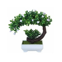 Umjetna biljka Bonsai za kućnu trpezarijsku kancelarijsko uređenje ljubičastog cvijeta