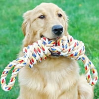 Puppy Chew Toys Igračke za pse prirodni pamuk, tegljač rata izdržljiv za srednje do velike pasmine i