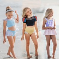1-8y Toddler Girls Princess kupaći kupaći kupališta Baby Girl One kupaći kostiper Tankovi