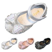 DMQupv Djevojke Boots Ljeto Dječje plesne cipele Djevojke performanse princeze cipele Rhinestone Pearl
