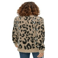 Ellos ženski leopard pulover džemper