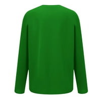 Dyegold DumeasterShirt za žene Teen Girls Casual Comfy pulover vrhovi ženskih vrhova ženskih dugih rukava