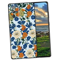 Plavo-cvjetni-william-morris-stil-leptiri-botanički-modeli-i-telefonski futrola, deginirani za Samsung
