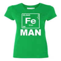 & B Fe Man Element Ženska majica, Heather Grey, XL