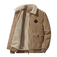 Zimske jakne za muškarce čišćenje muške modne ležerne pamučne jakne corduroy baršunasti zadebljani kaput