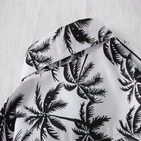 Muške cvjetne košulje pamučno dugme dole tropske praznične majice sa džepom