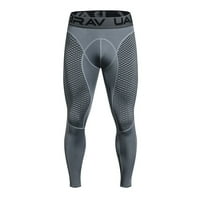 Hanas muške hlače Muški vanjski trening za brzo sušenje elastične uske dno hlače Sportske pantalone