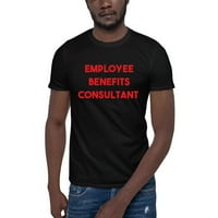 Crveni zaposleni koristi konsultantsku pamučnu majicu kratkih rukava po nedefiniranim poklonima