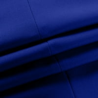 Haljine za žene Dužina gležnja Veliki rez dugih rukava ljetni odmor Print Haljina Slim Fit Blue XXL