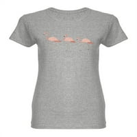 Set majica u obliku dizajna Flamingos u obliku dizajna žene -Image by Shutterstock, ženska X-velika