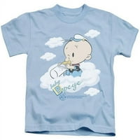 Popeye-Baby Clouds kratki rukav maloljetni 18- Tee, svijetlo plava - srednja 5-6
