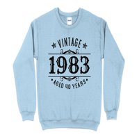 Vintage stare godine dukserica, 40. rođendan džemper