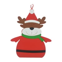 Koaiezni božićni ukrasi Xmas Viseći ukrasi Santa Snowman poklon bo za božićnu prazničnu zabavu Početna