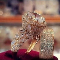HOMCHY prsten Girl Ring Dame Poklon nakit Girl Ring Wedding Ring Ljubavnik Poklon Beskonačni prsten