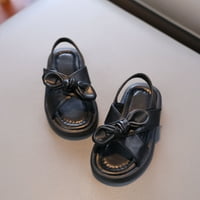 Utoimkio Toddler Djevojka Sandale Toddler Cipele Baby Girls Slatka moda Solidna boja luk Neklizajuća mekana samostalna sandala