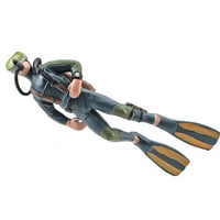 ZTTD minijaturni diver figurini Modeli ljudi postavljeni mini plivači figurice Diver igračke figure