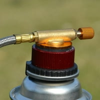 1xCamping štednjak butane gas metalni adapter pretvoriti kanistar za gorivo za dugi rezervoar za plin