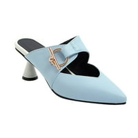 Binmer Fau kožne cipele od potpetice za dame Ljetne sandale veličine 35-43