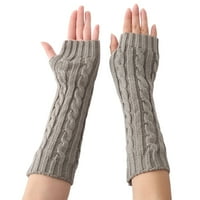 Žene Jesenske zimske toplotne rukavice Twit pletene ruke bez prsta zagrijava ručni ručni ručni biciklistički
