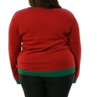 Ružni božićni džemper plus veličina Ženski Isus tis razlog pulover dukserica