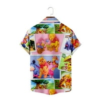 Kufutee Winnie The Pooh T košulje 3D Print Movie Dizajn kratkih rukava, Unise dječji odrasli Winnie