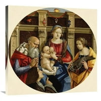 Globalna galerija u. Madonna i Dijete sa mužjak Sveti, Catherine od Aleksandrije i otiska donatora -