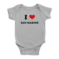 Heart San Marino voli San Marino smiješno slatka odjeća za bebe
