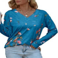 Bomotoo Žene Ležerne prilike sa slobodnim pulovernim majicama s dugim rukavima