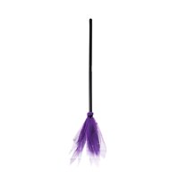 Dekoracija Halloween Witch Flying Broomstick Party Plesni kostim Dress Up Purple