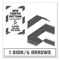 Tabbies-1PK Besafe naljepnice tepiha, novi prometni obrazac za vašu sigurnost; Molimo slijedite znakove,